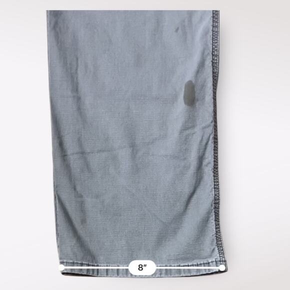 Wrangler Relaxed Fit Gray Cargo‎ Pants Mens Size 34x32 Baggy Y2K - Picture 5 of 12